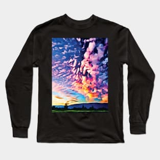 Magical Clouds in the Sky Long Sleeve T-Shirt